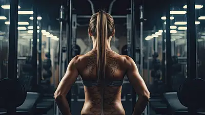 Proste ćwiczenia z drążkiem na siłę i sylwetkę